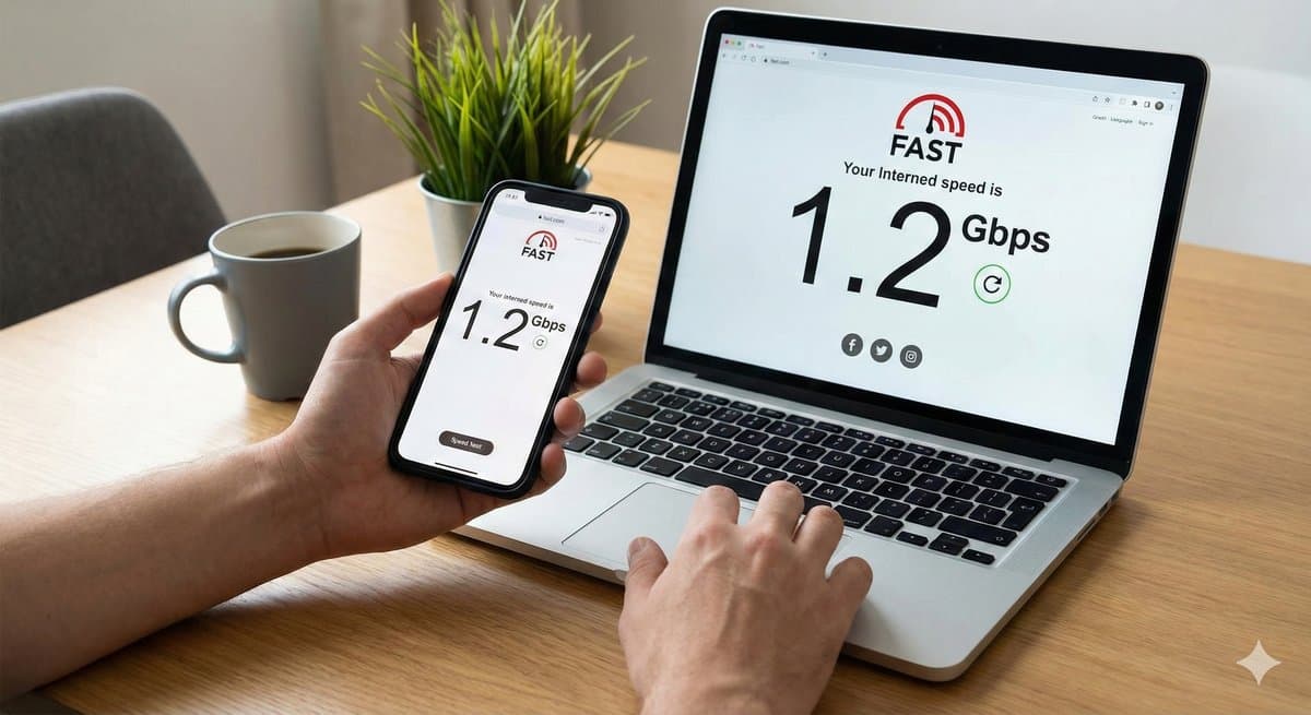 No Install Needed! How to Check Your Internet Speed in 3 Seconds with Fast.com