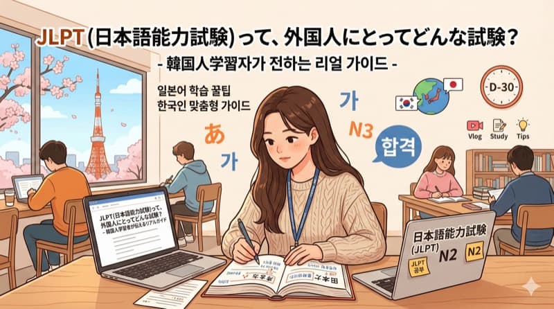 JLPT(日本語能力試験)って、外国人にとってどんな試験? – 韓国人学習者が伝えるリアルガイド