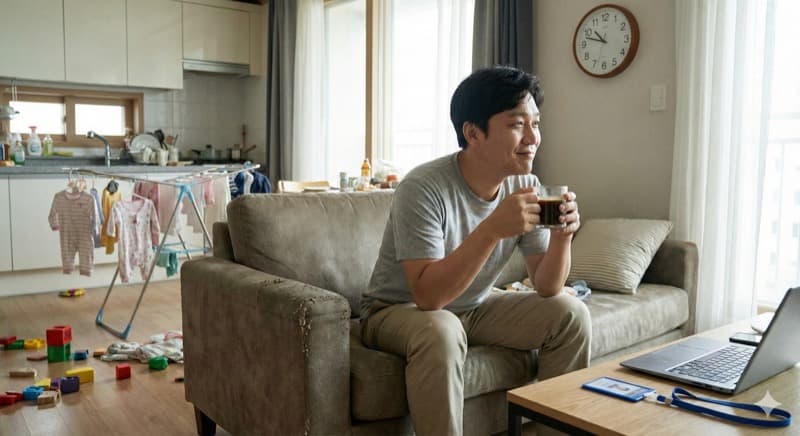 A Real Day in the Life of a Korean Working Dad — Juggling Kids and Career, One Coffee at a Time